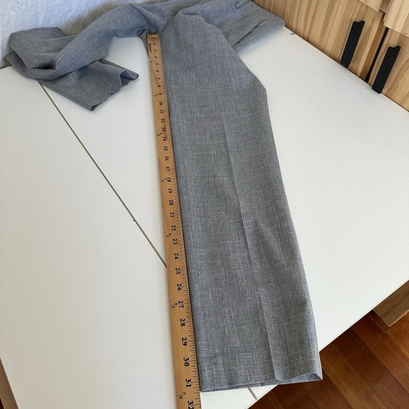 Bonobos Tollegno 1900 3D Wool Cotton Linen Textured Pants 31(32)X 32 Tailored - Picture 9 of 16